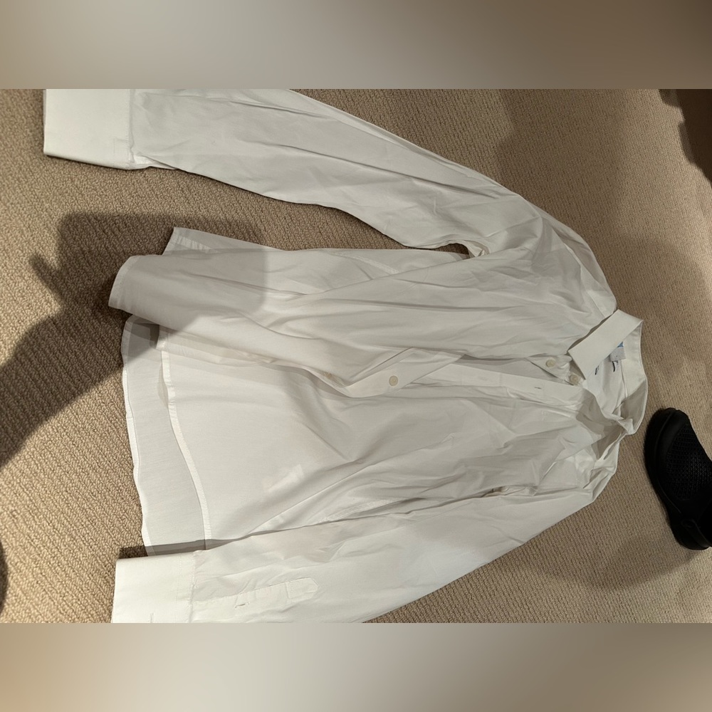 Calvin Klein men’s button down white shirt